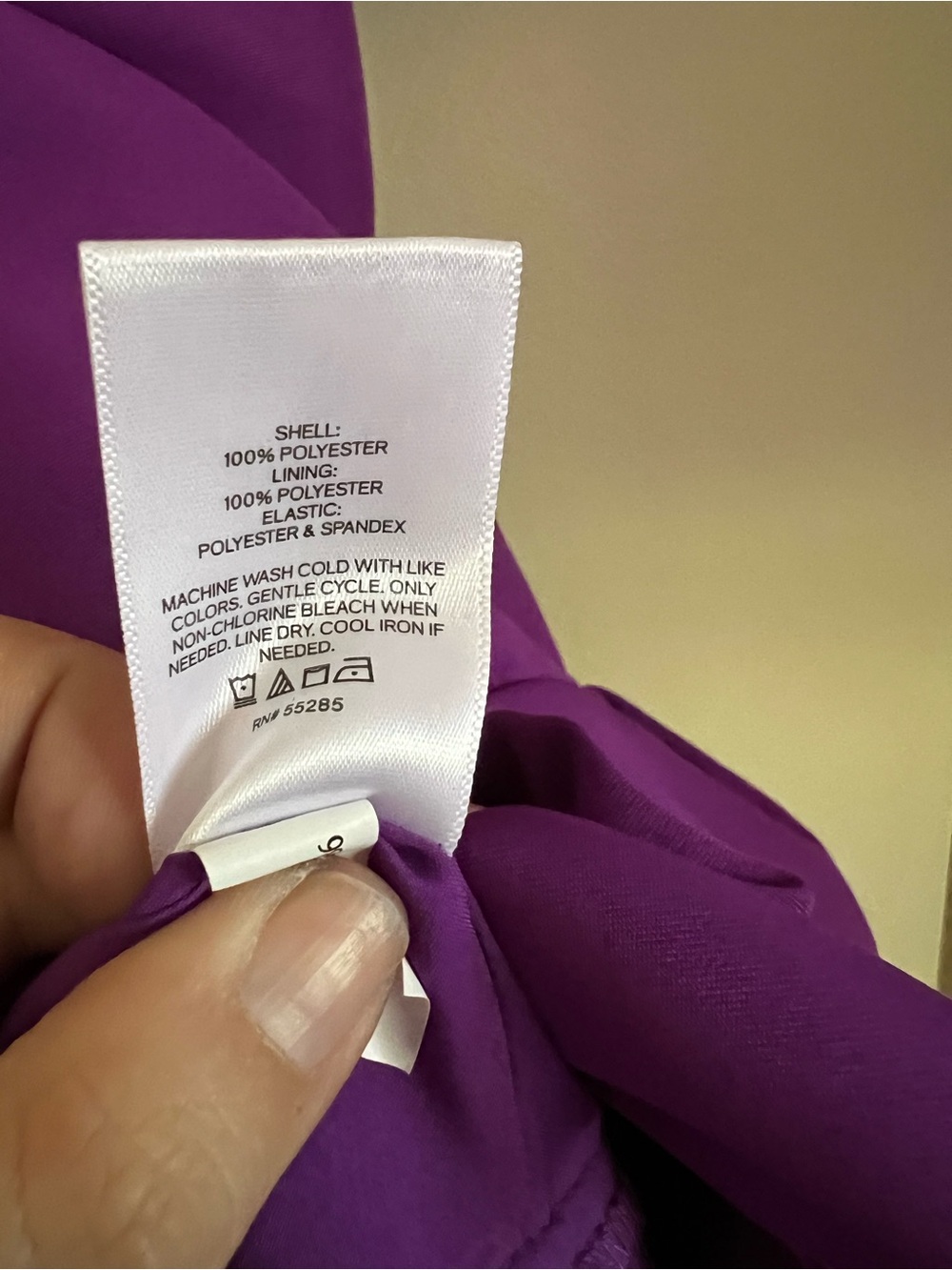 Express Purple Peplum Ruffle Tank - Picture 4 of 4